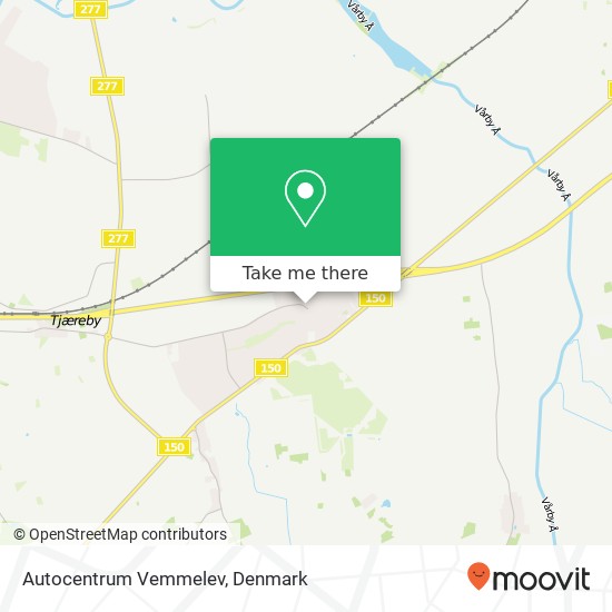 Autocentrum Vemmelev map