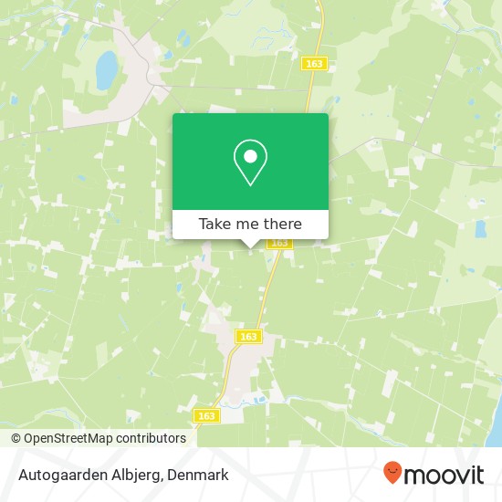 Autogaarden Albjerg map