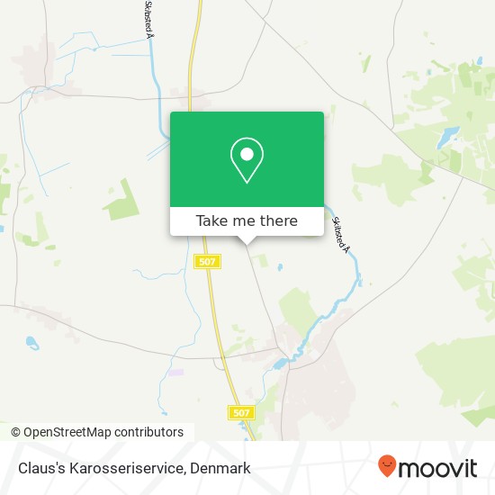 Claus's Karosseriservice map