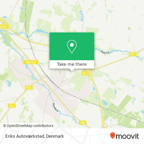 Eriks Autoværksted map