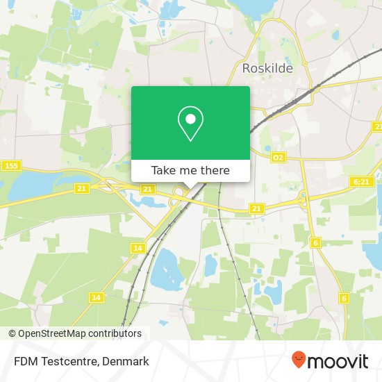 FDM Testcentre map