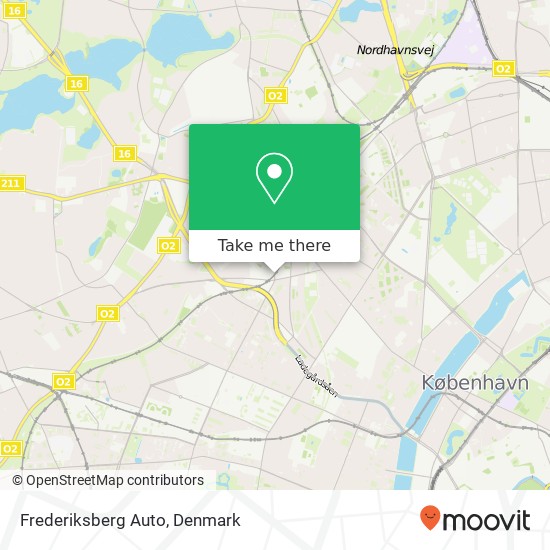 Frederiksberg Auto map