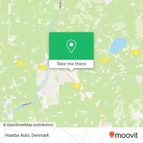 Haarby Auto map