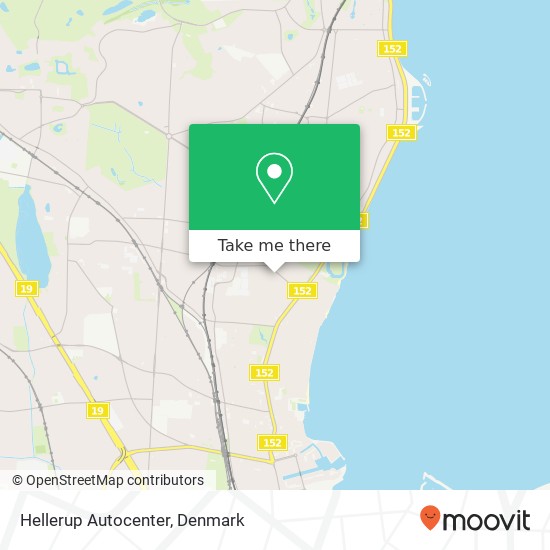 Hellerup Autocenter map