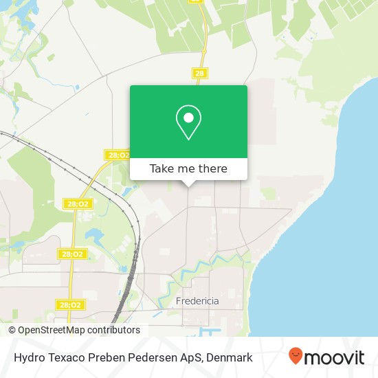 Hydro Texaco Preben Pedersen ApS map