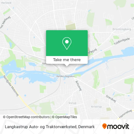 Langkastrup Auto- og Traktorværksted map