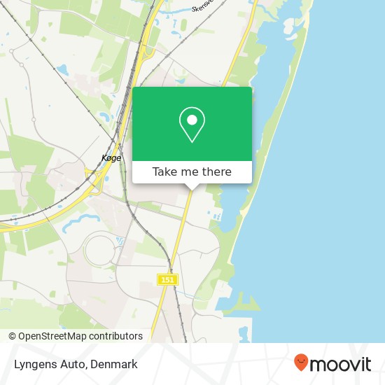 Lyngens Auto map