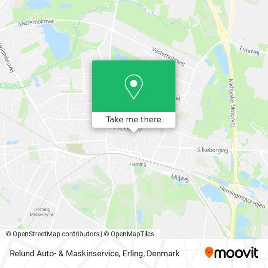 Relund Auto- & Maskinservice, Erling map