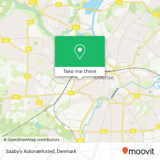 Saaby's Autoværksted map