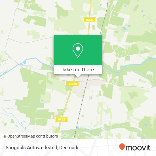 Snogdals Autoværksted map