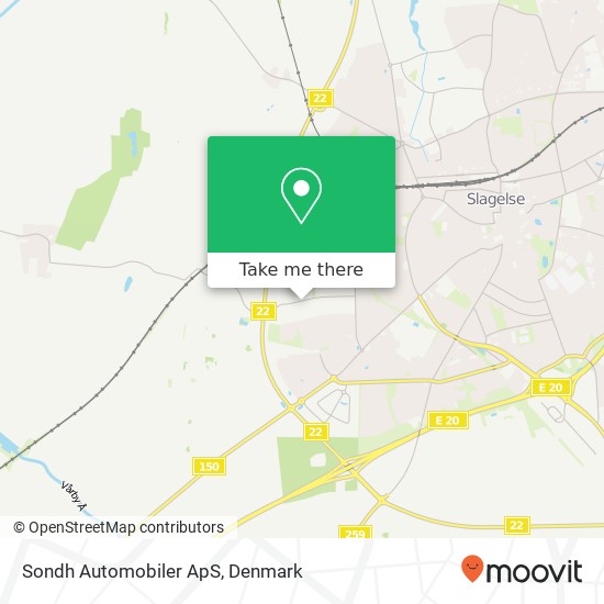 Sondh Automobiler ApS map