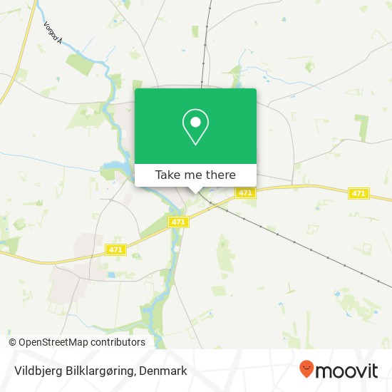 Vildbjerg Bilklargøring map