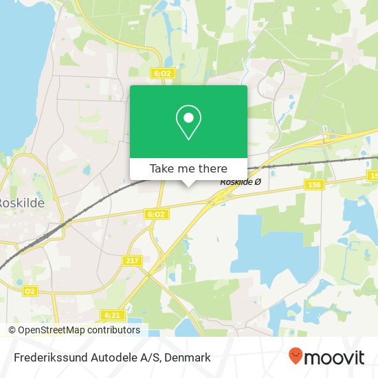 Frederikssund Autodele A/S map