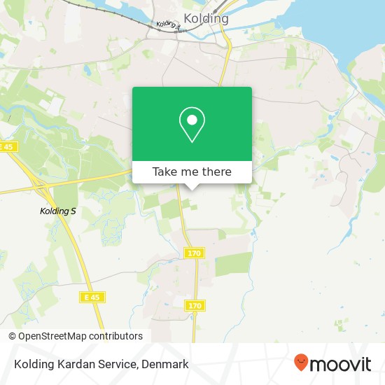 Kolding Kardan Service map