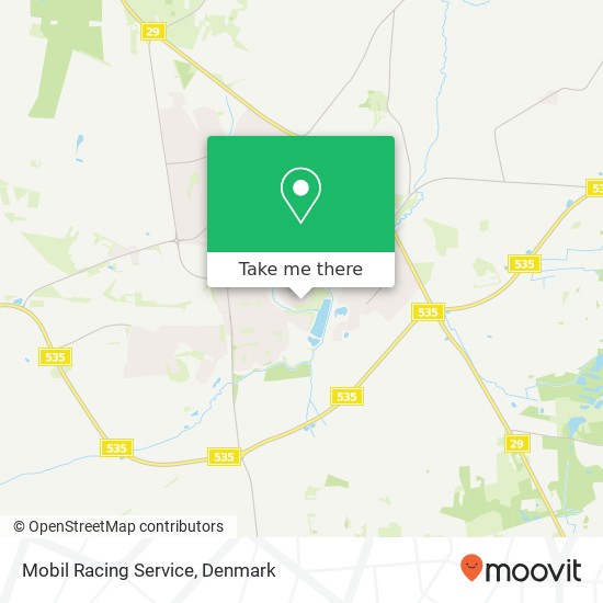 Mobil Racing Service map