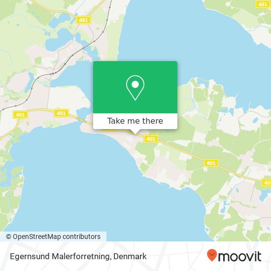Egernsund Malerforretning map