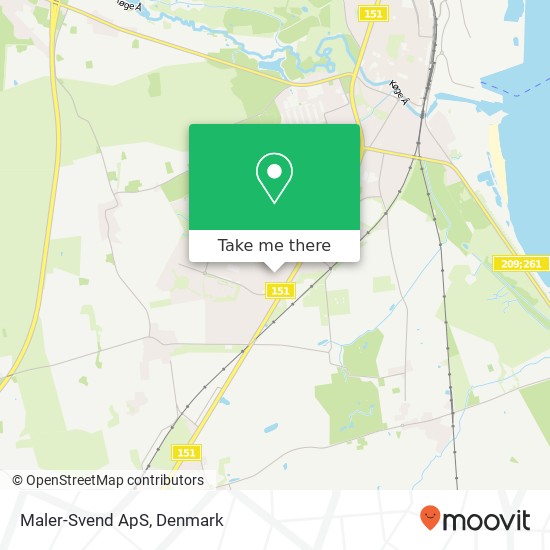 Maler-Svend ApS map