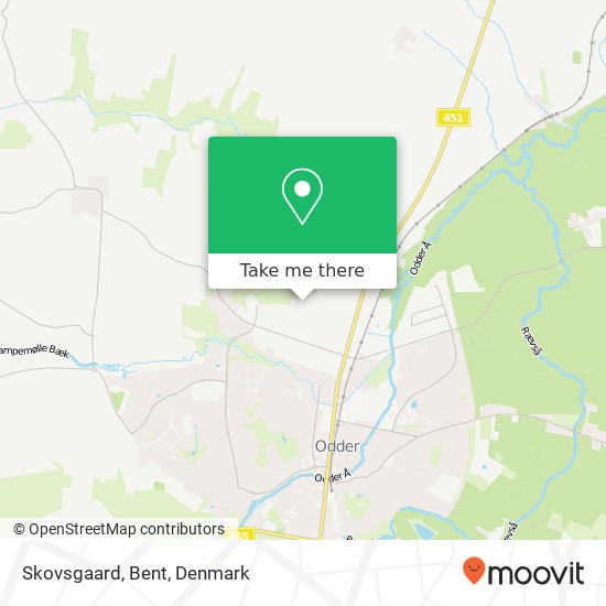 Skovsgaard, Bent map