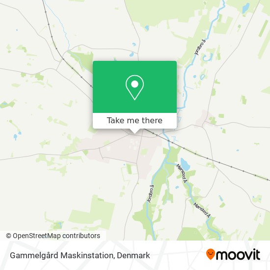 Gammelgård Maskinstation map