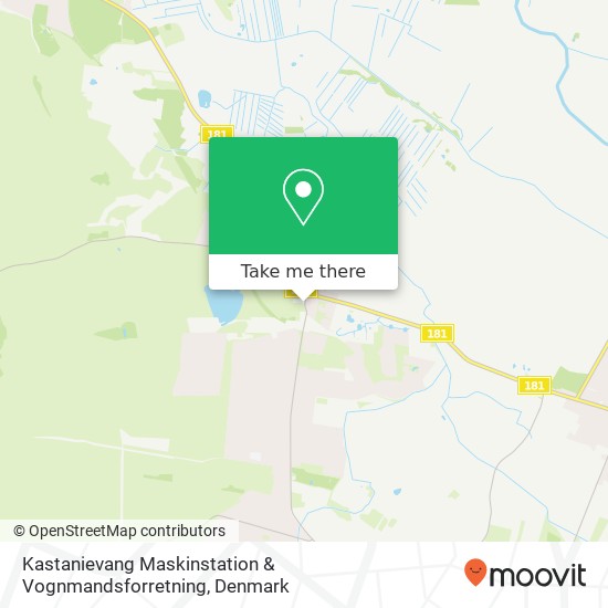 Kastanievang Maskinstation & Vognmandsforretning map