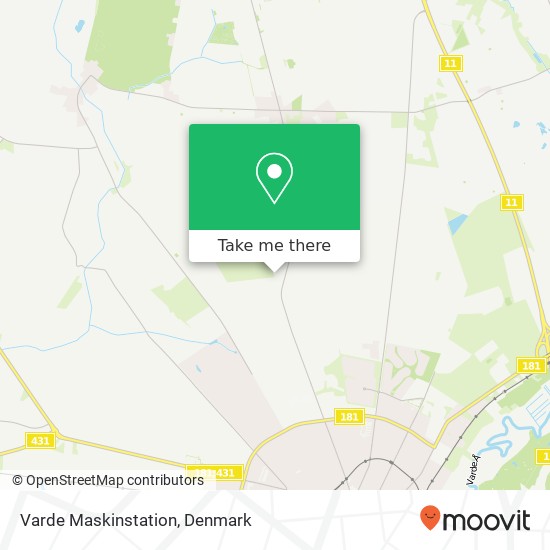 Varde Maskinstation map