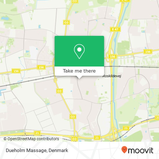 Dueholm Massage map