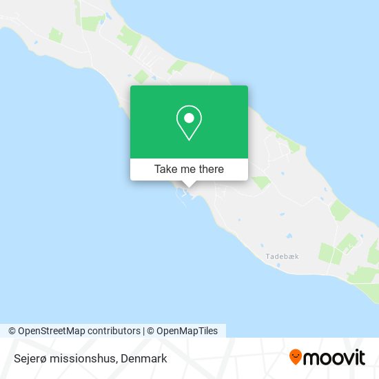 Sejerø missionshus map