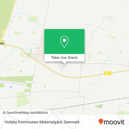 Holeby Kommunes Materielgård map