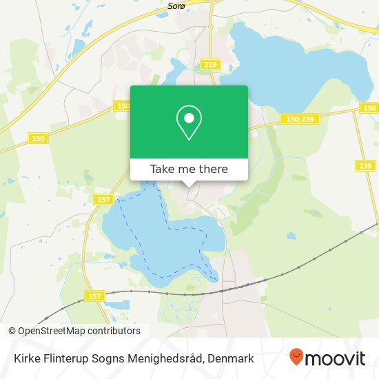 Kirke Flinterup Sogns Menighedsråd map