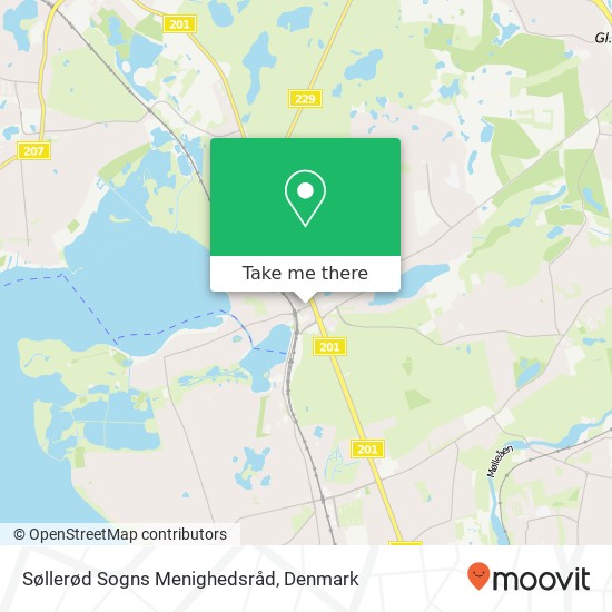Søllerød Sogns Menighedsråd map
