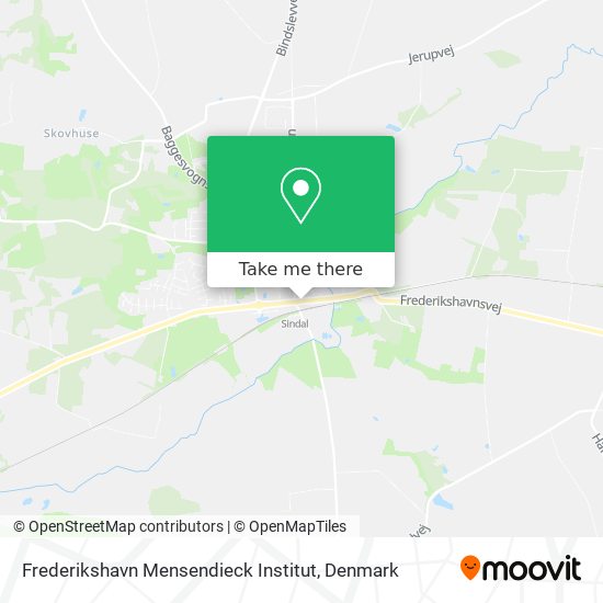 Frederikshavn Mensendieck Institut map