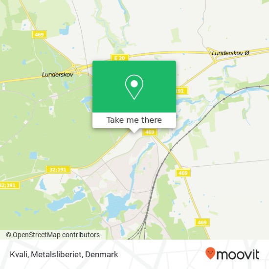 Kvali, Metalsliberiet map