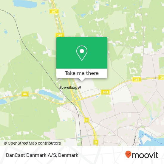 DanCast Danmark A/S map