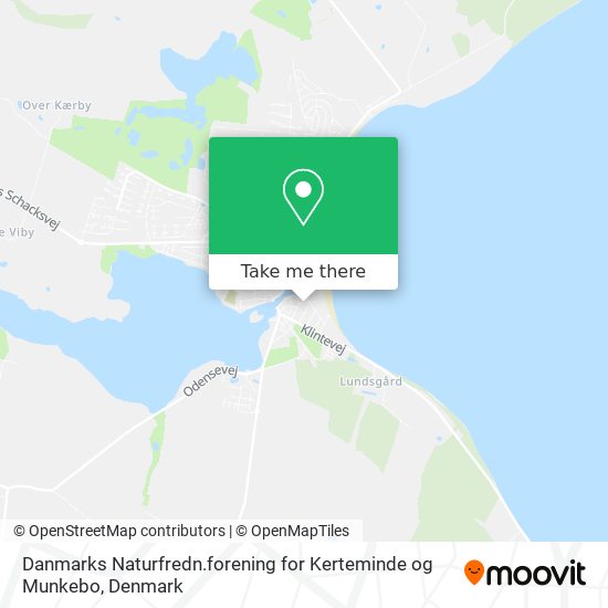 Danmarks Naturfredn.forening for Kerteminde og Munkebo map