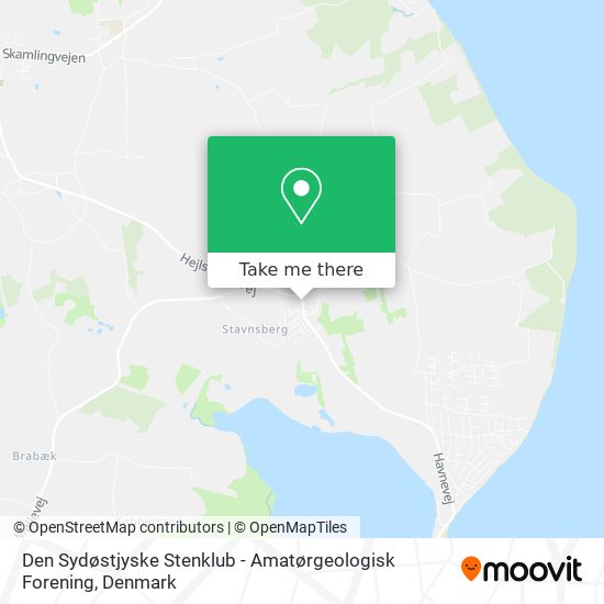 Den Sydøstjyske Stenklub - Amatørgeologisk Forening map