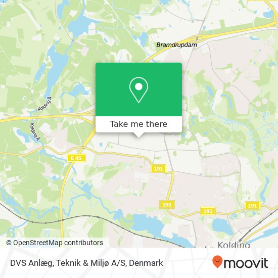 DVS Anlæg, Teknik & Miljø A/S map