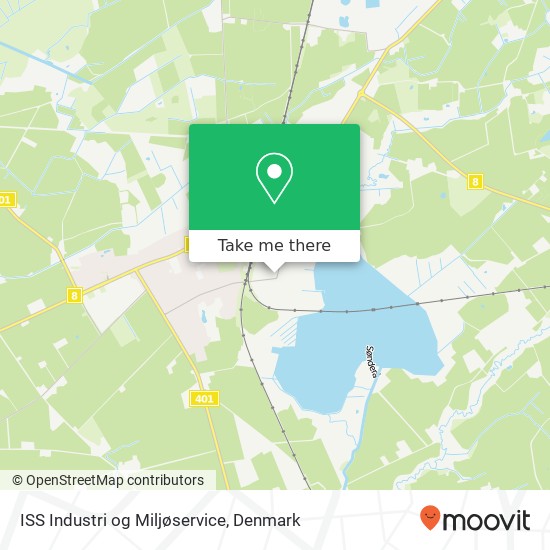 ISS Industri og Miljøservice map