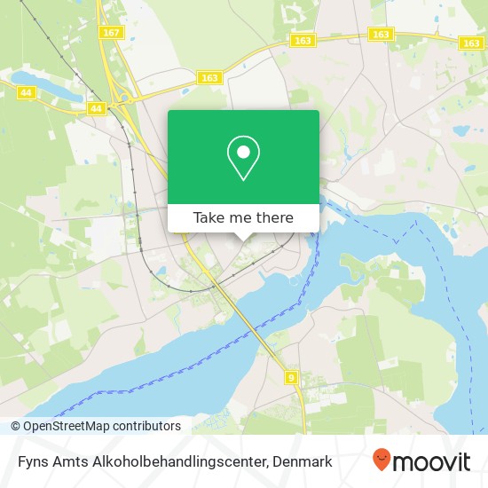 Fyns Amts Alkoholbehandlingscenter map