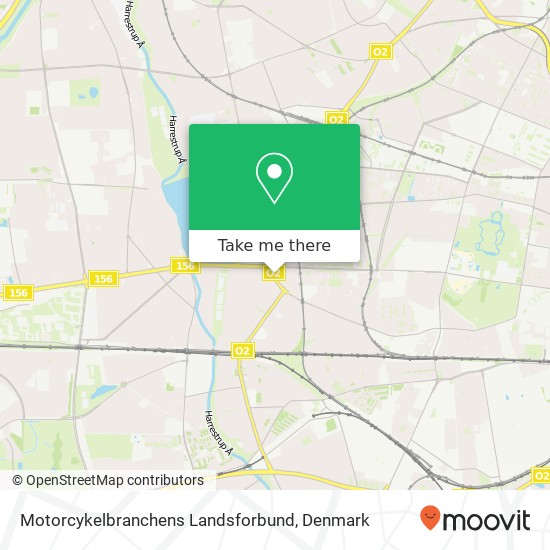 Motorcykelbranchens Landsforbund map
