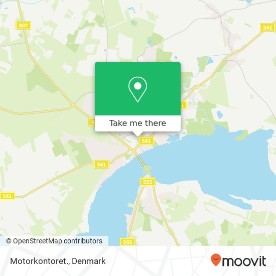 Motorkontoret. map