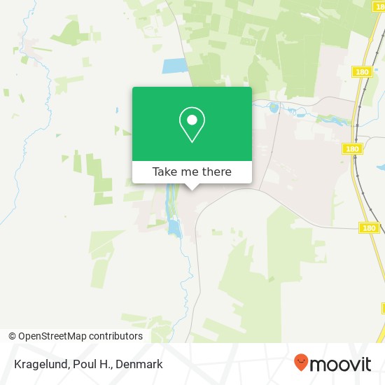 Kragelund, Poul H. map