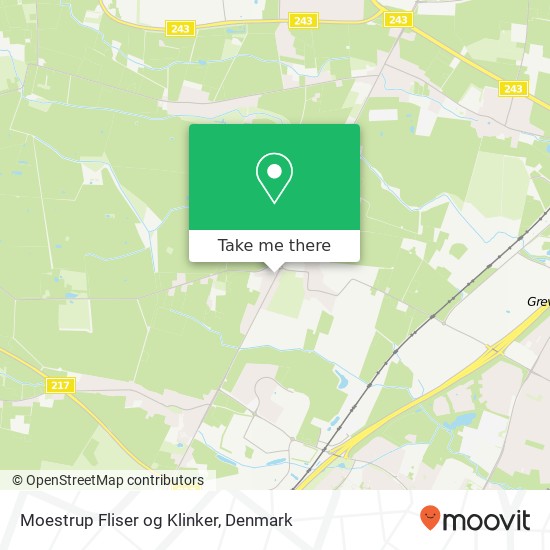 Moestrup Fliser og Klinker map