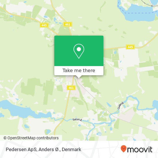 Pedersen ApS, Anders Ø. map