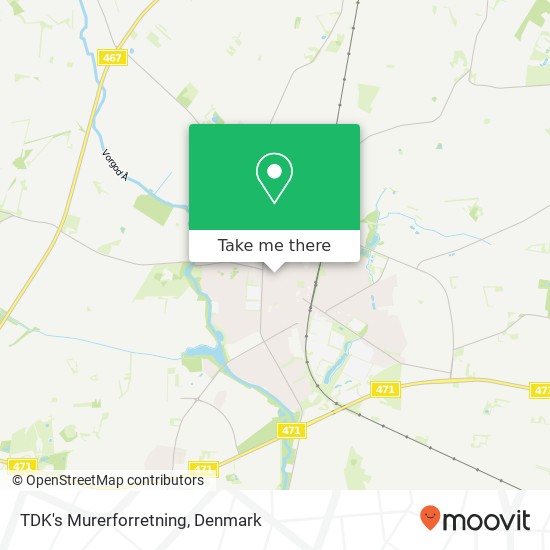 TDK's Murerforretning map