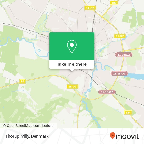 Thorup, Villy map