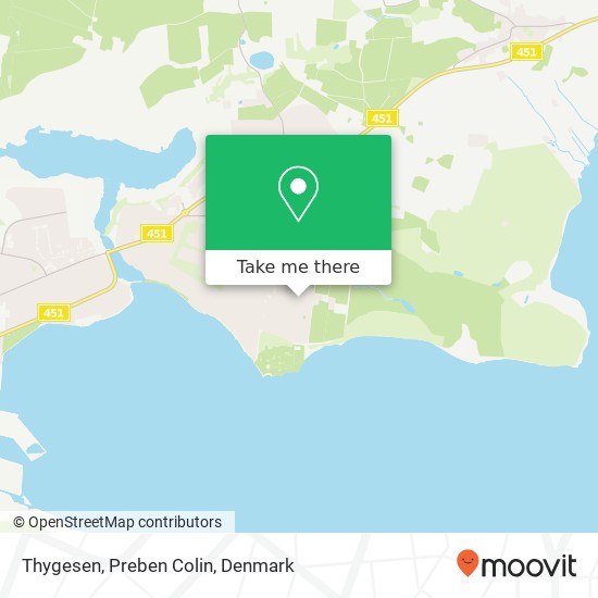 Thygesen, Preben Colin map