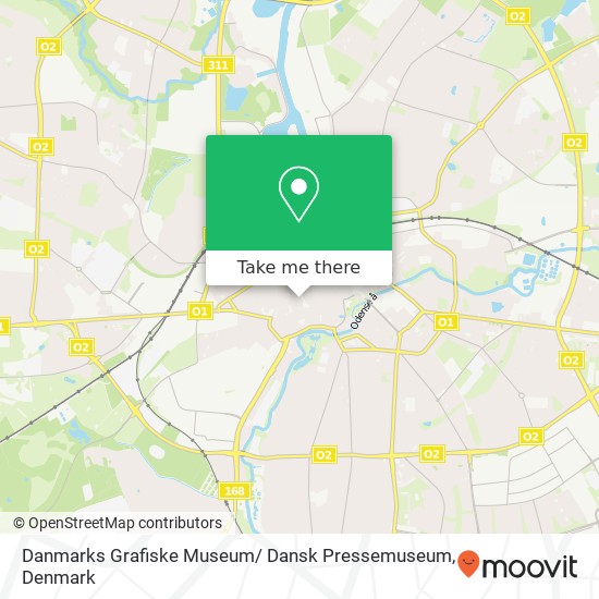 Danmarks Grafiske Museum/ Dansk Pressemuseum map