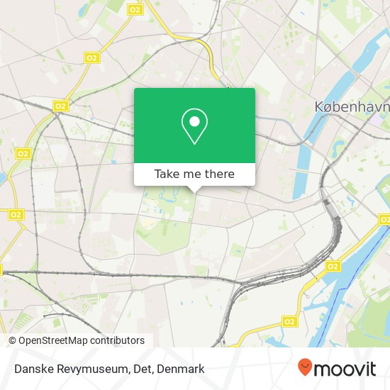 Danske Revymuseum, Det map