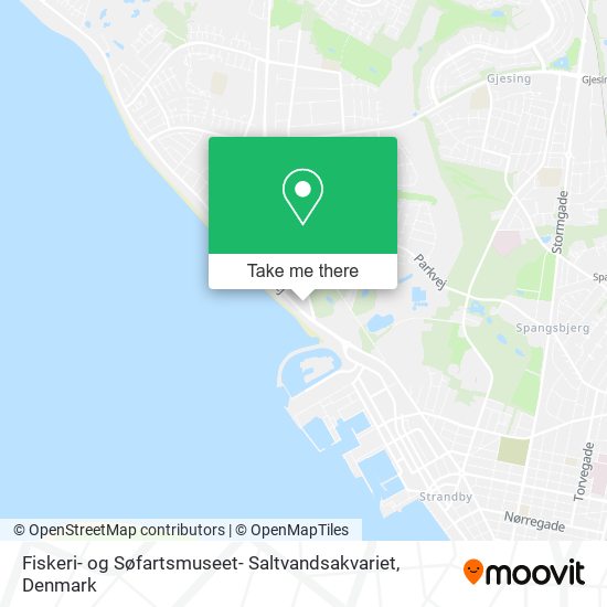 Fiskeri- og Søfartsmuseet- Saltvandsakvariet map