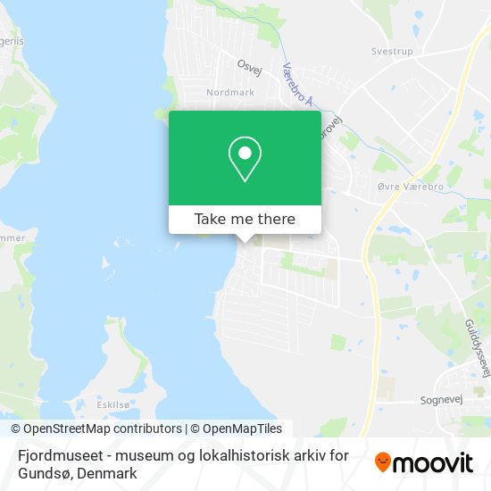 Fjordmuseet - museum og lokalhistorisk arkiv for Gundsø map